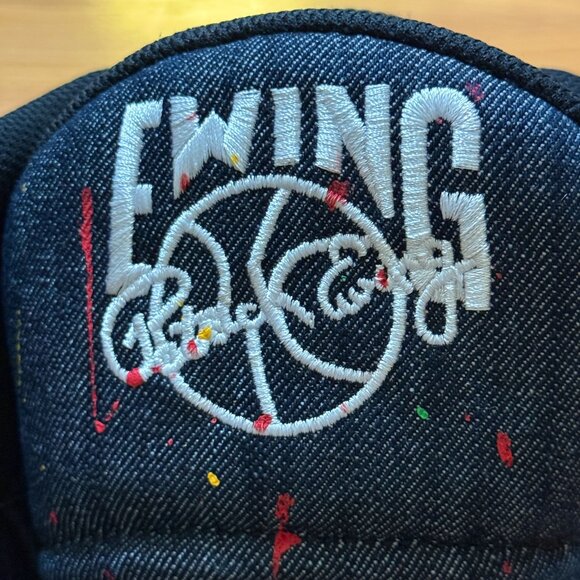 Ewing Athletics 33 Hi Paint Splatter Sneakers Black‎ Canvas Size 10.5 Mens Shoes main image 6